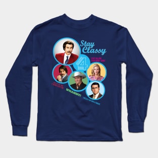 Anchorman Channel 4 News Team Long Sleeve T-Shirt